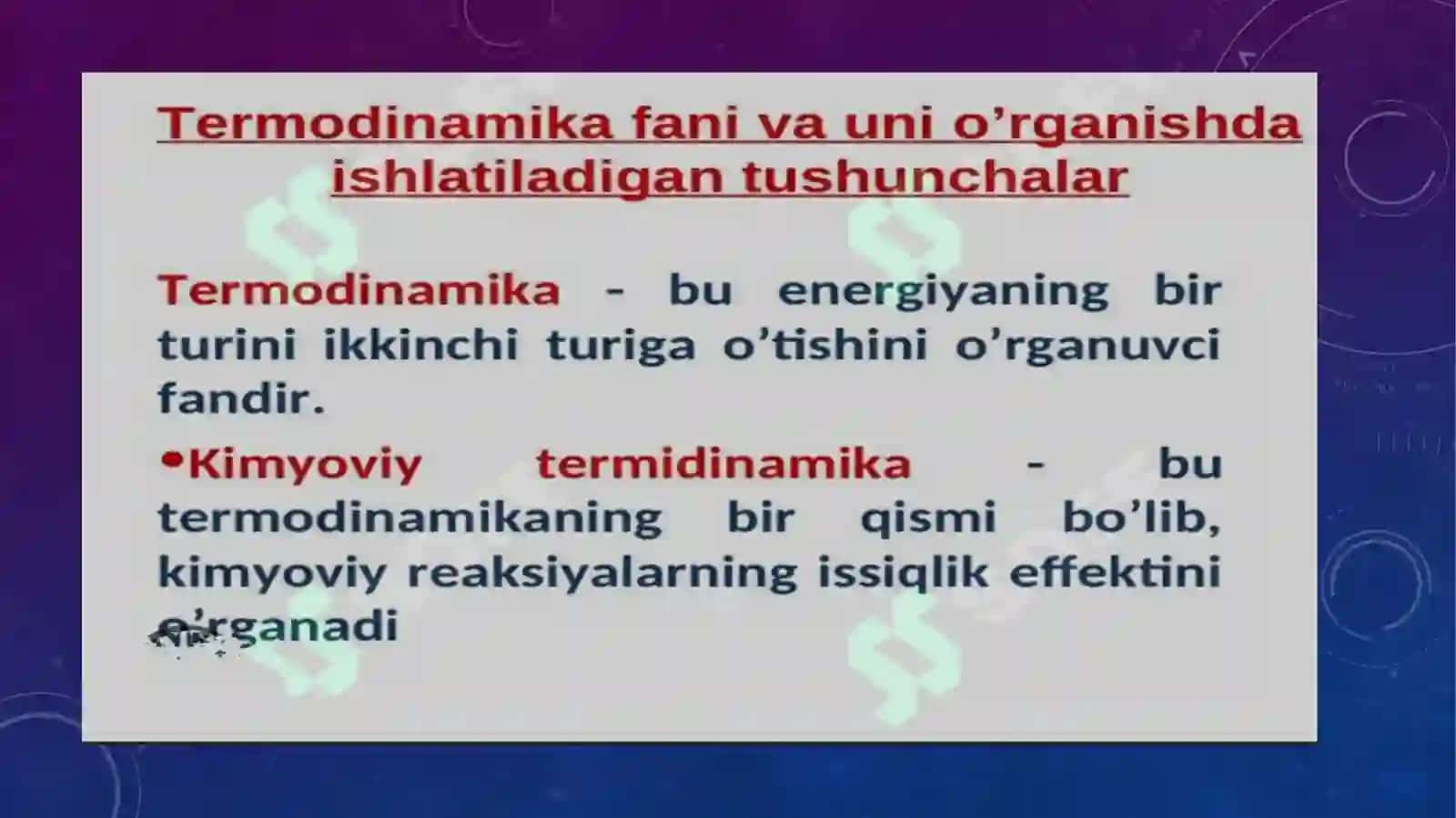 Termodinamika fanining rivojlanishi bosqichlari va vazifalari 4