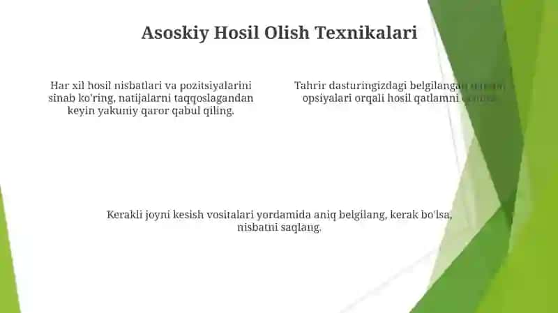 Hosil qatlami ochish, sinash va uzlashtirish 4