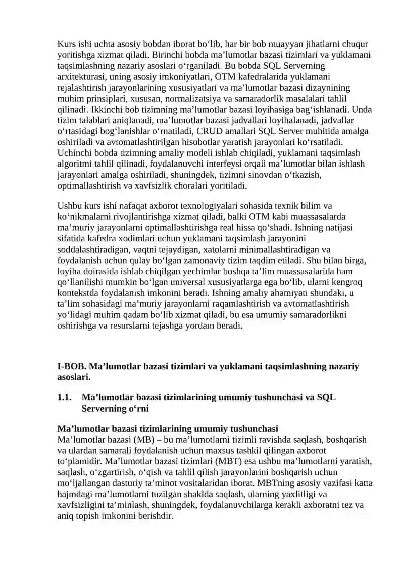 OTM kafedrasi professor-o‘qituvchilarining yillik yuklamasini taqsimlash  tizimi. 4