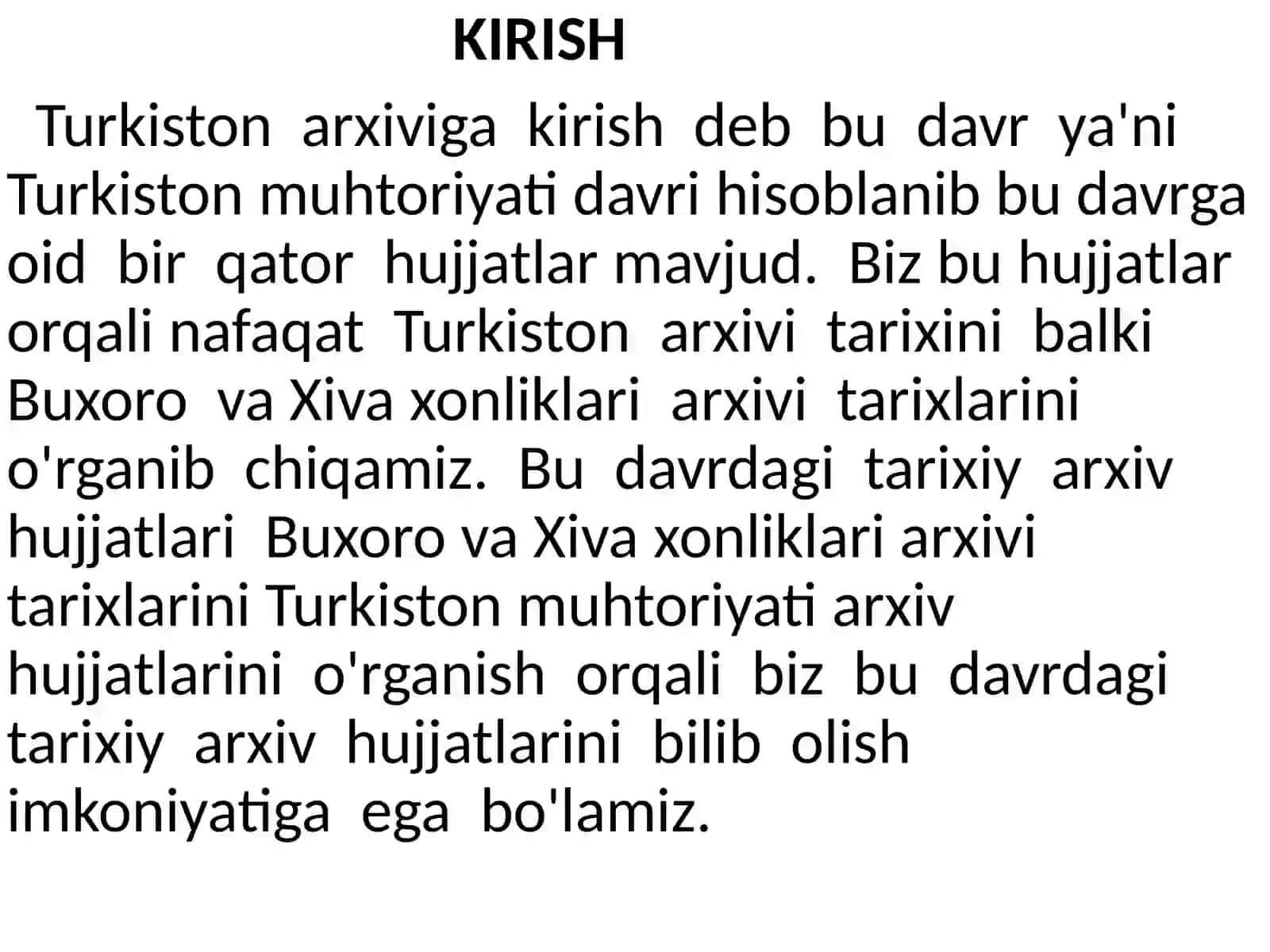 Turkistonmuhtoriyati,BuxorovaXorazmxalqRespublikalaritarixigaoidarxivhujjatlar 4