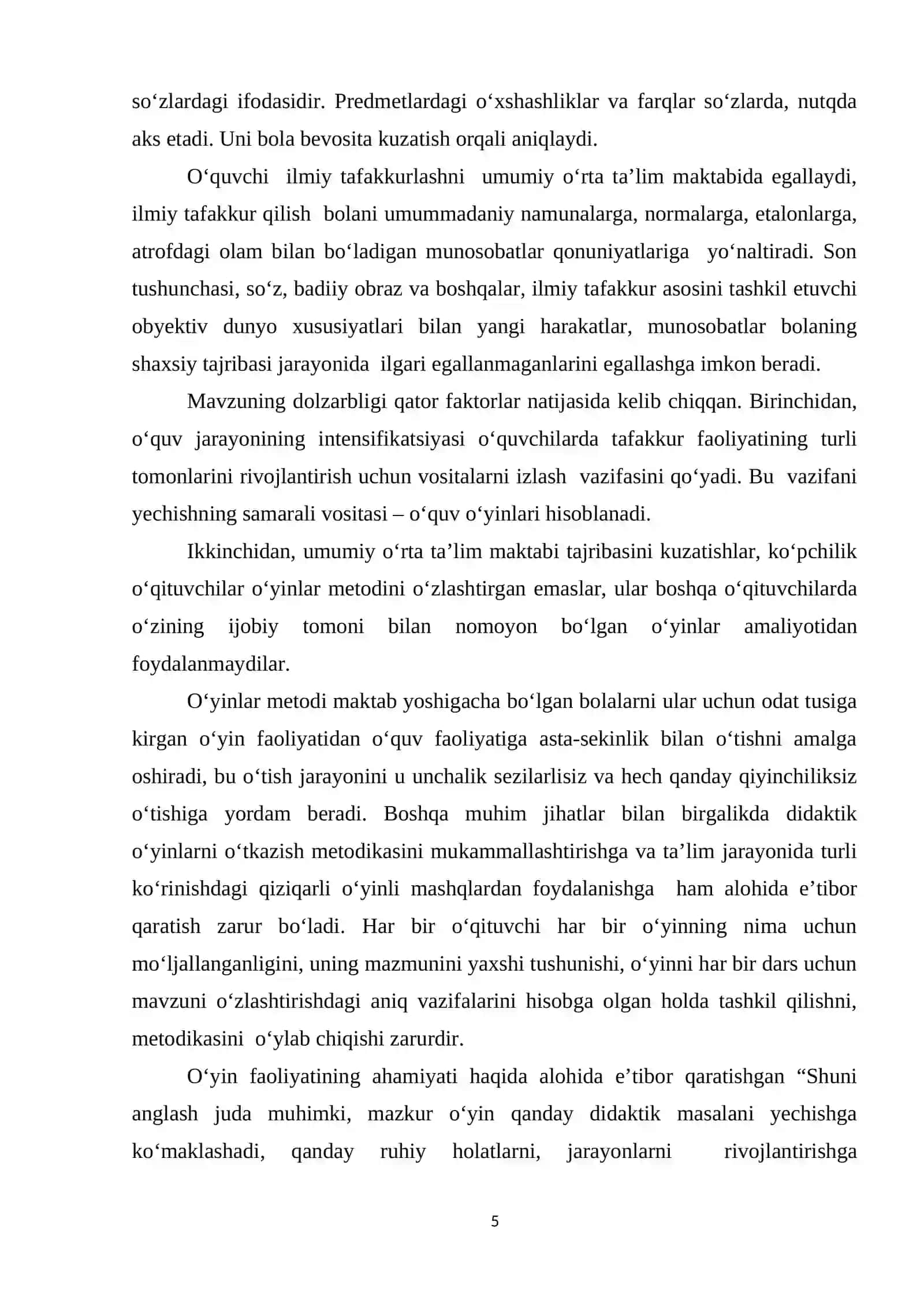 Mavzu: "2-3-SINF O‘QUVCHILARINING MANTIQIY FIKRLASHINI RIVOJLANTIRISH" 4