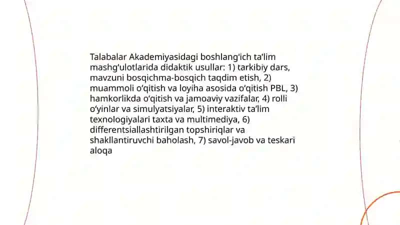 Dars rejalashtirish va oʻquv-modul tuzish 4
