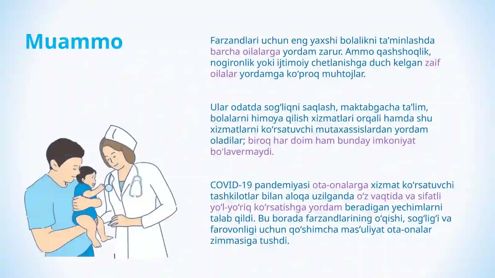 GLOBAL INQIROZ SHAROITIDA BOLA PARVARISHI: COVID-19 NING ISH VA OILA VIY HAYOTGA TA`SIRI 4