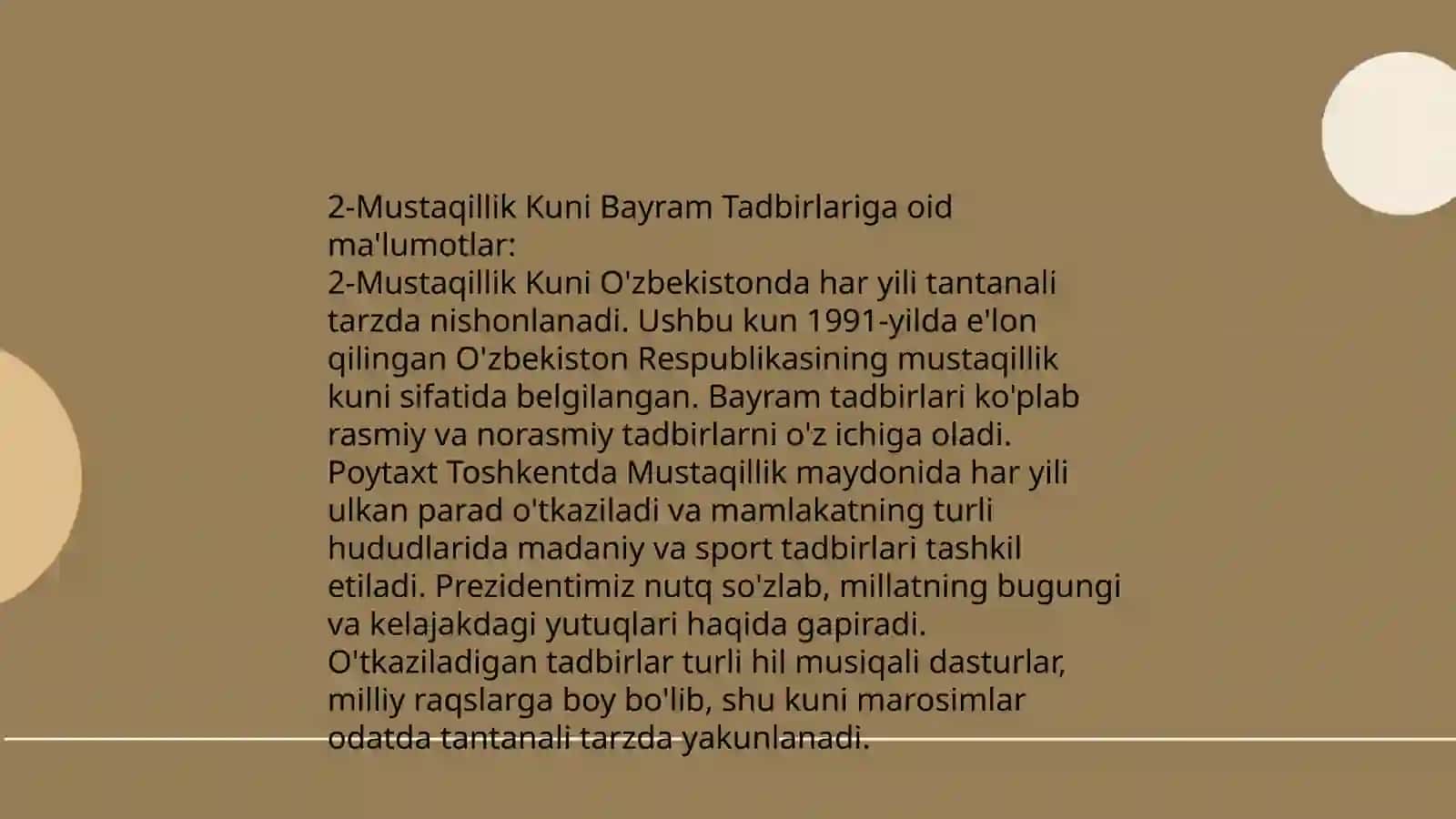 Mustaqillik Kuni Bayram Tadbirlar 4