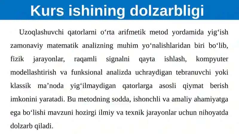 Matematika va Informatika Ta’lim Yo‘nalishi 4