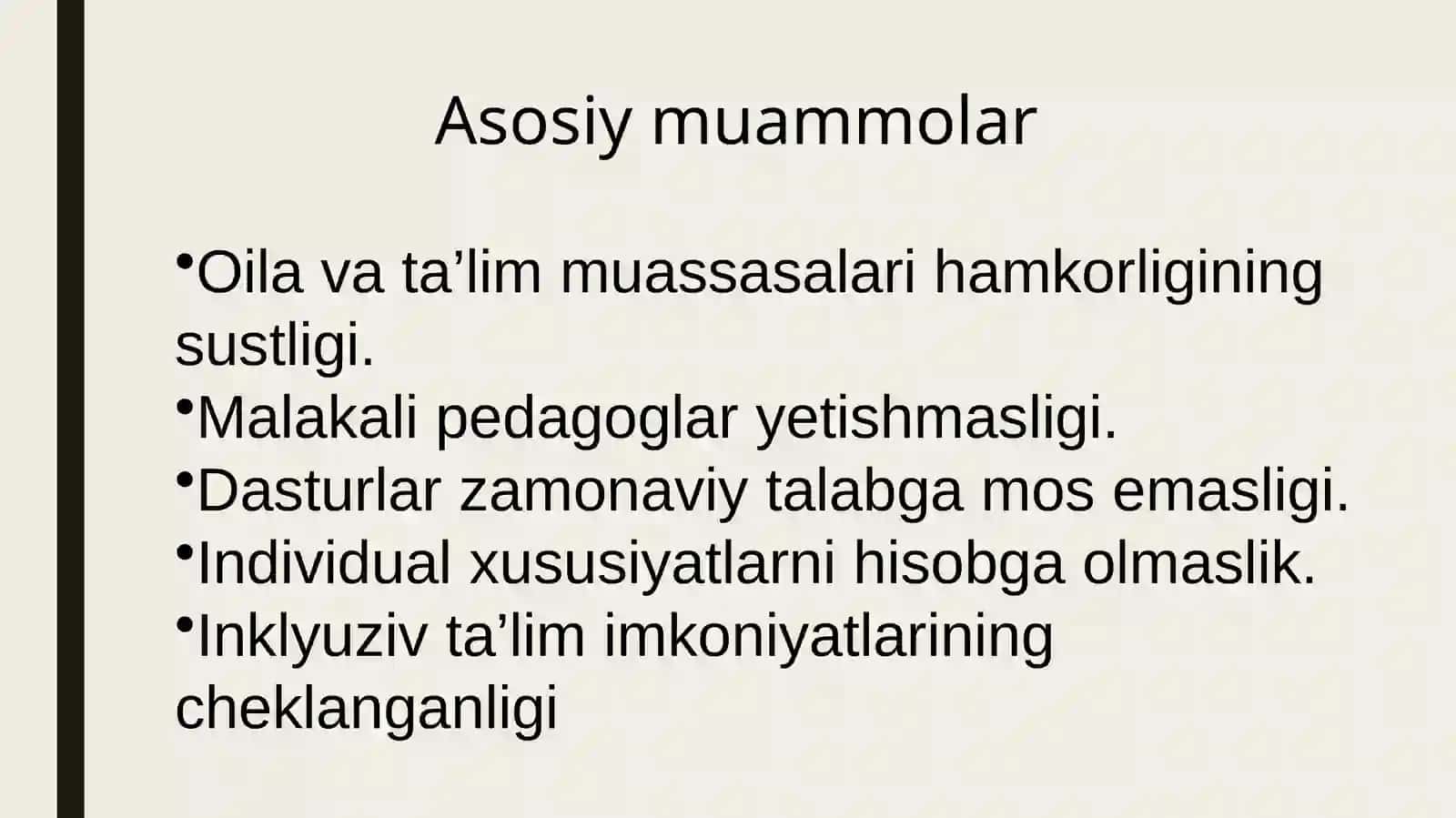 Maktabgacha tayyorgarlik muomasi 4