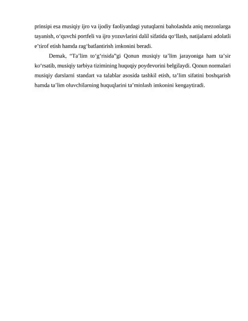 Musiqa pedagogika va psixologiya fanining predmeti, maqsad va vazifalari 4