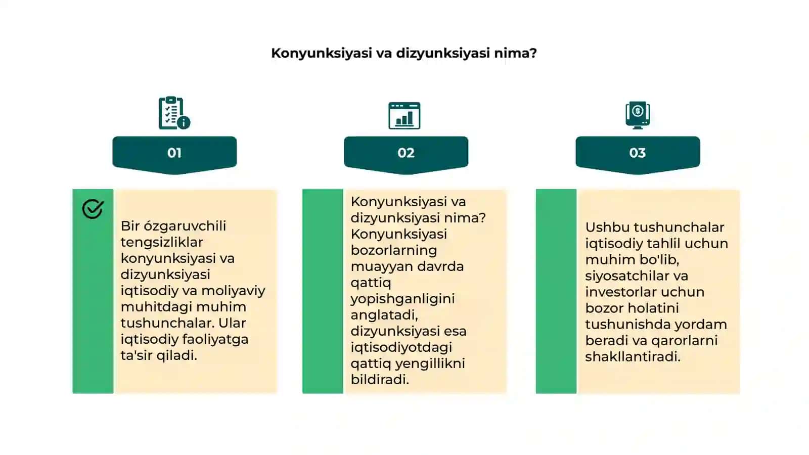 Bir ózgaruvchili tengsizliklar konyunksiyasi va dizyunksiyasi 4