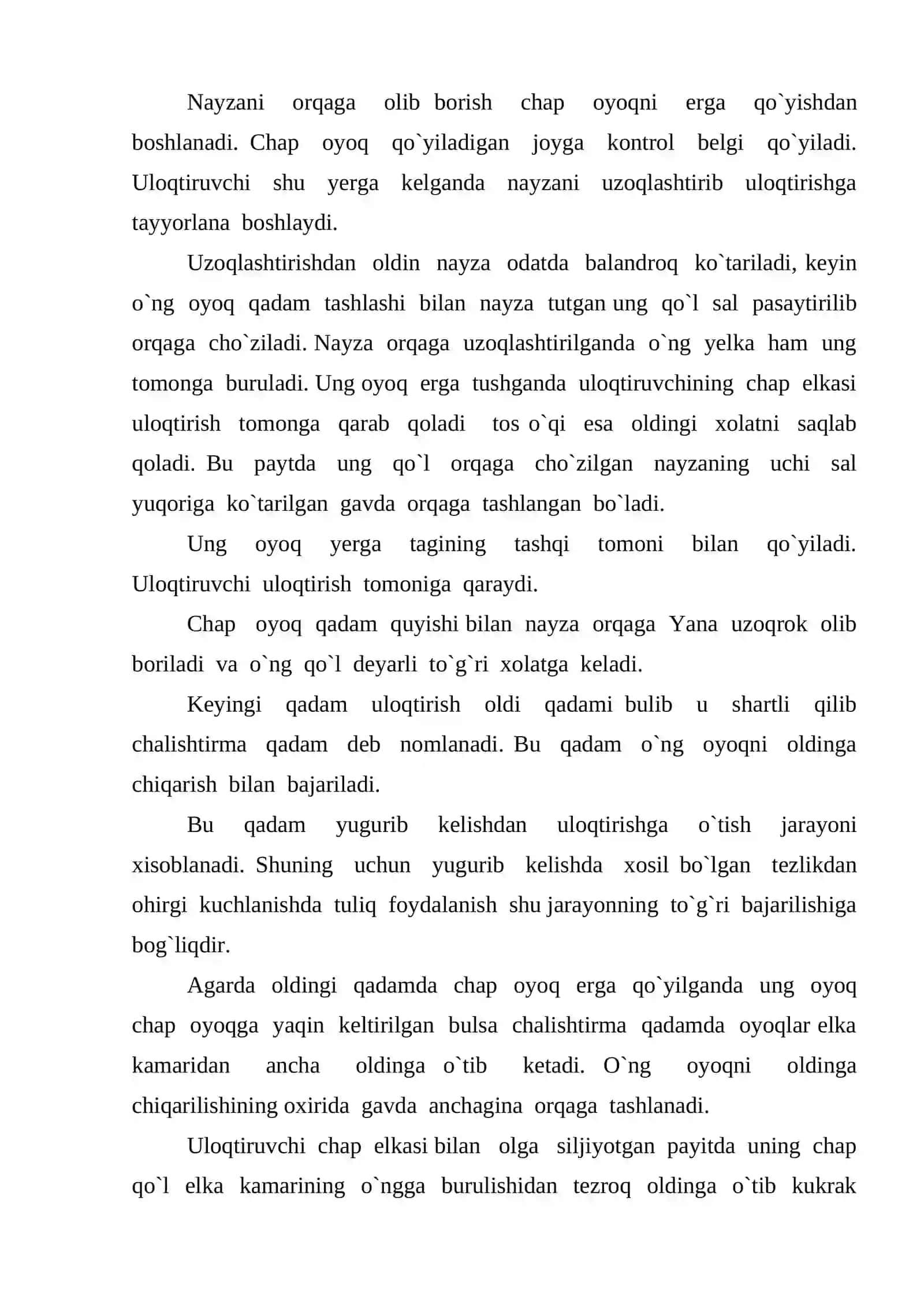 Nayza Uloqtirish Texnikasi 4