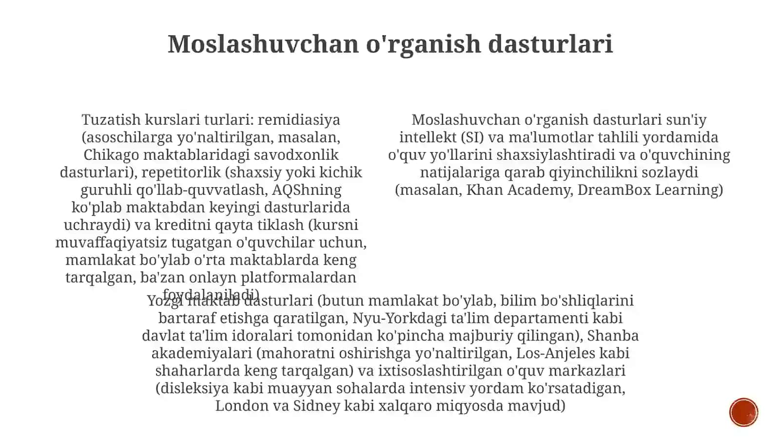 Korreksionsinflariningturlari 4