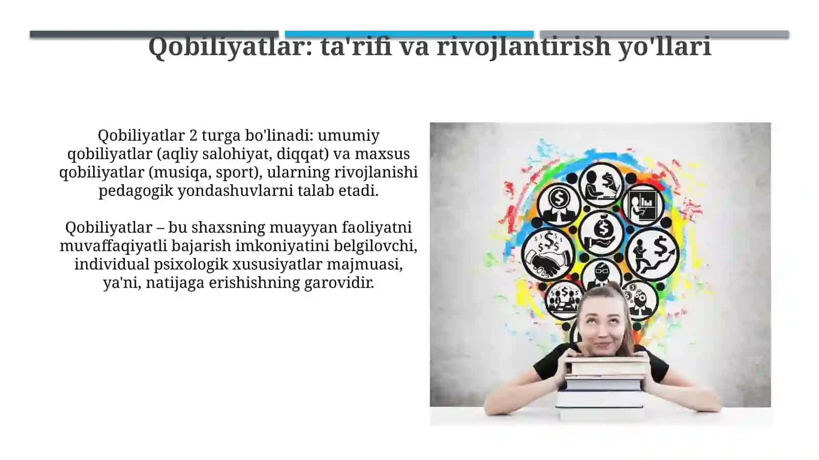 O‘qitishning ta’lim-tarbiyaviy va rivojlantiruvchi vazifalari: bilim, malaka va ko‘nikma 4