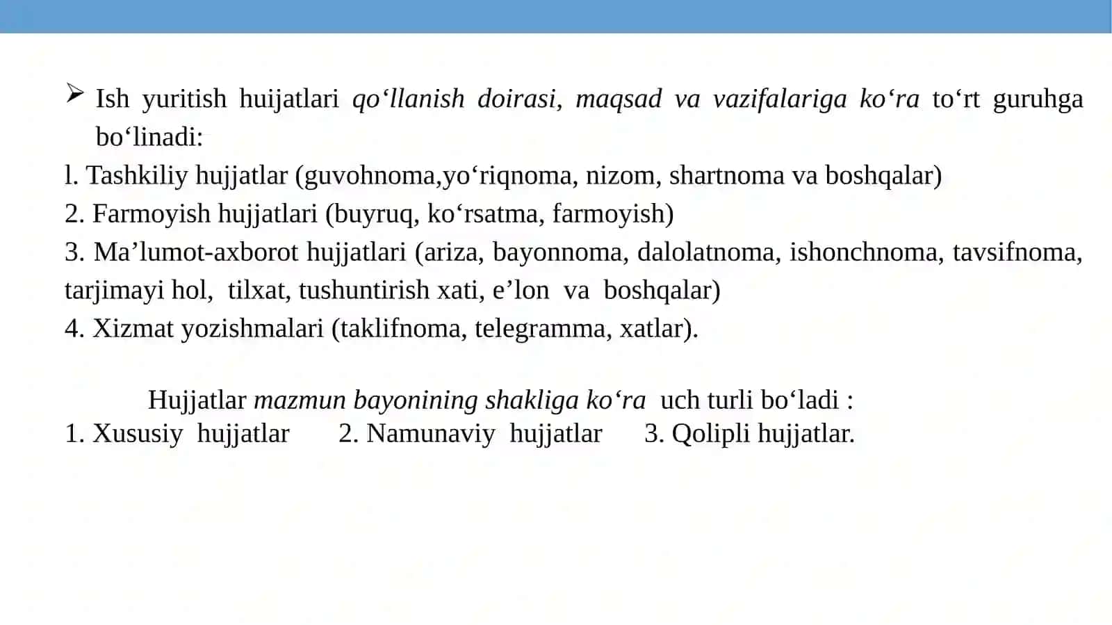 DAVLAT TILIDA ISH QOG'OZ YURUTISH 4