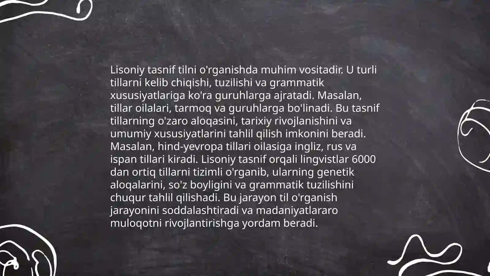 Lisoniy paradigma va lisoniy tasnif 4