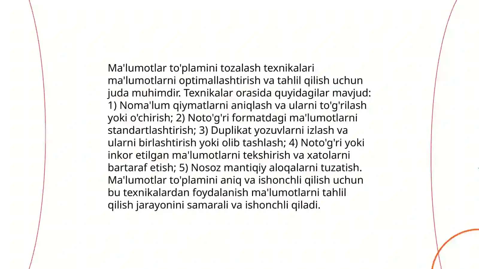 Ma'lumotlarni intellektual tahlili usullari 4