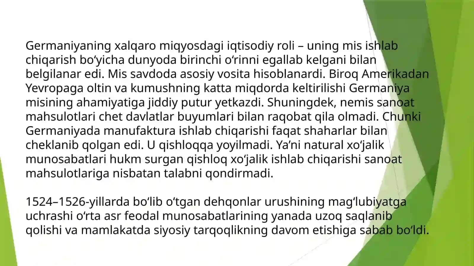 XVII asr oxiridan XIX asrning 70-yillarigacha Germaniya davlatining ijtimoiy iqtisodiy va siyosiy ahvoli 4