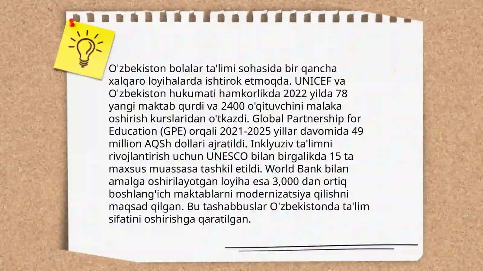 O'zbekistonning ilm-fan va ta'lim sohasidagi xalqaro hamkorlik aloqalari 4