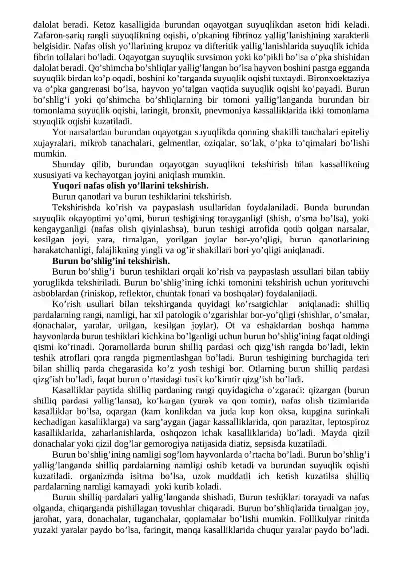 5-Ma’ruza: Yuqori nafas olish yo‘llarini tekshirish 4