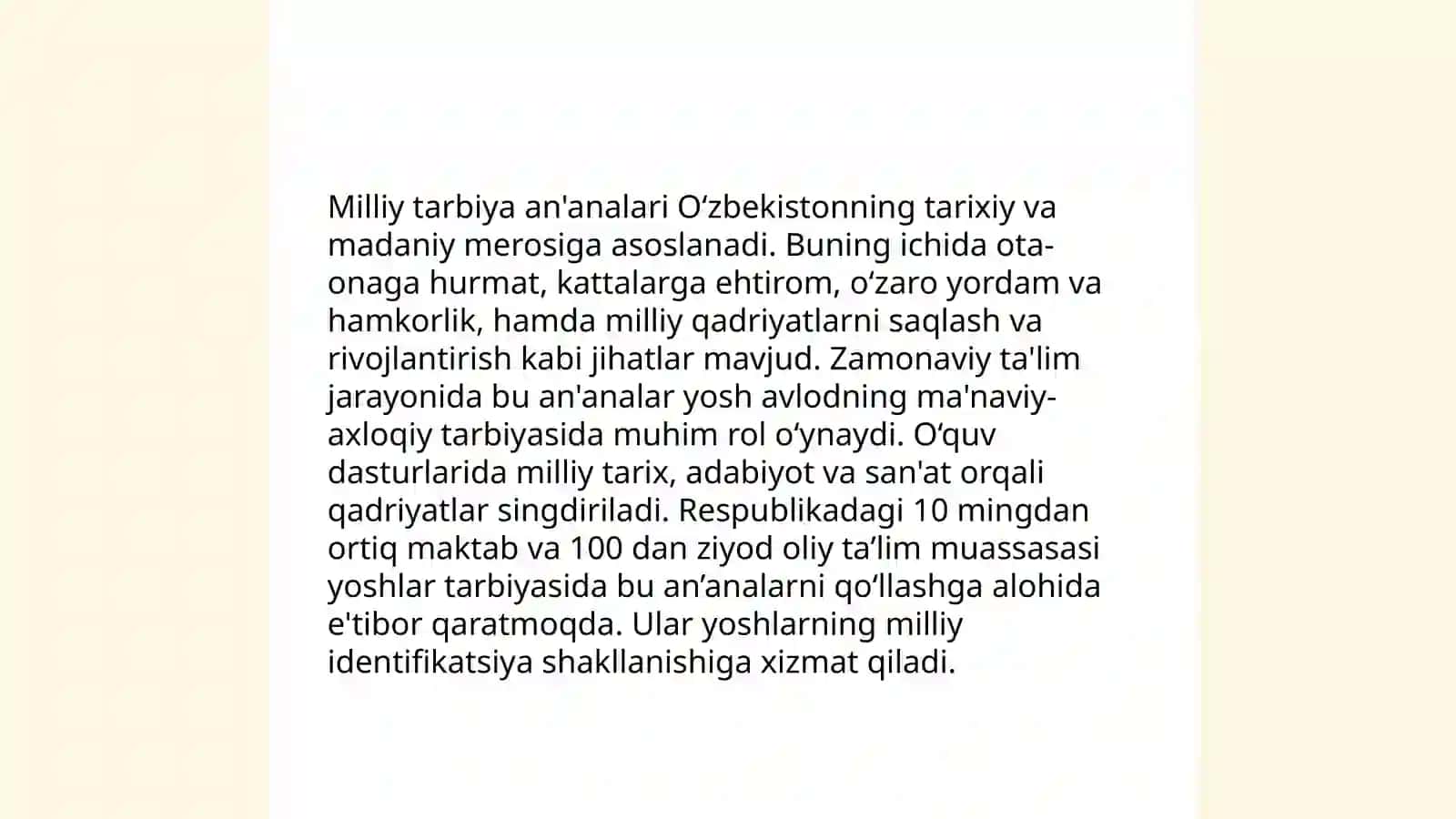 Ta'lim shakllari va turli mamlakatlarda tarbiya metodlari 4