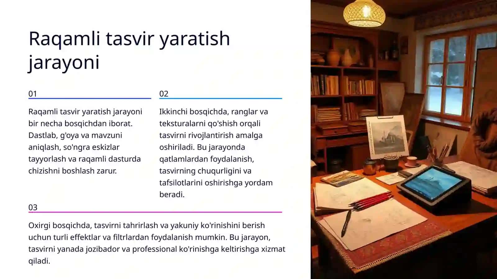 Linzada tasvir yasashni oʻrganish 4