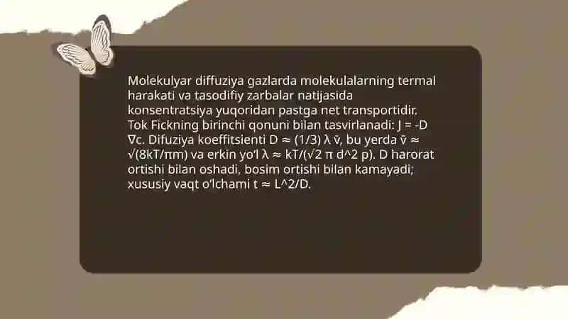 Gazlardagi diffuziya hodisasi 4
