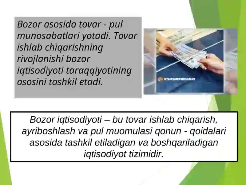 Bozor iqtisodiyotining mohiyati va asosiy belgilari 4