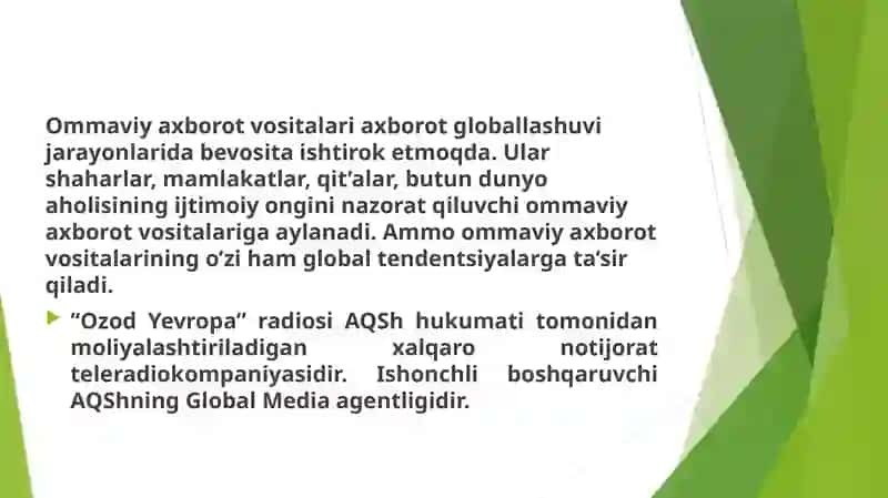Ommaviy Axborot Vositalari 4