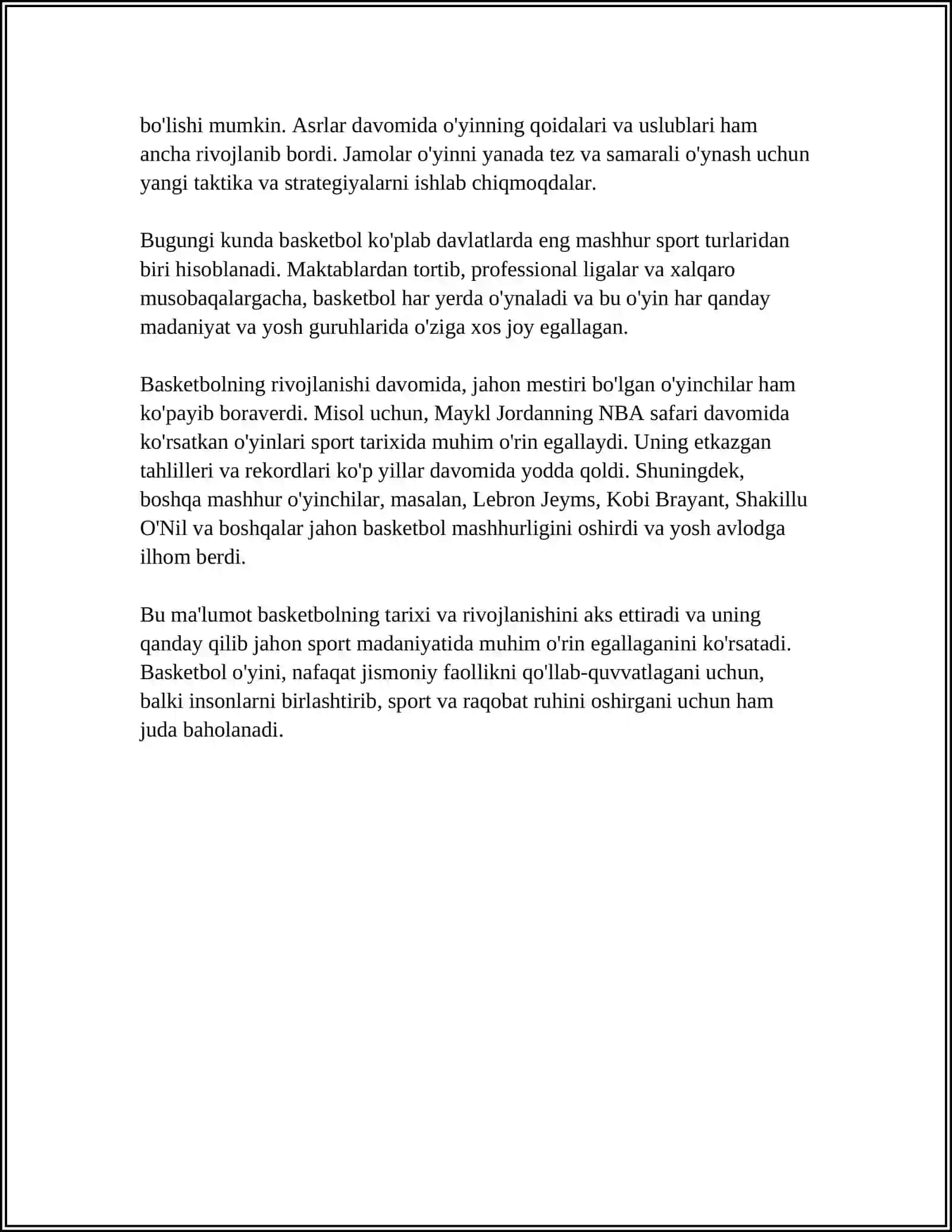 BASKETBOL 4
