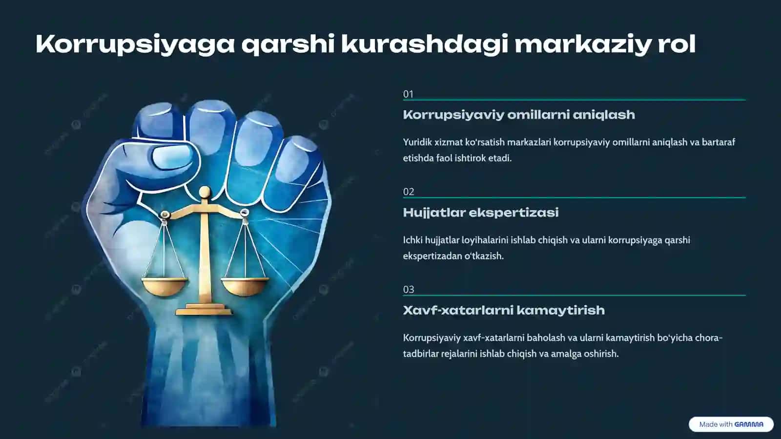 Adliya Organlari Faoliyatini Tashkil Etish va Boshqarish 4