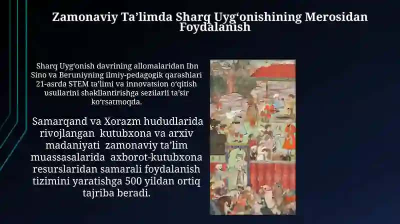 Sharq Uygʻonish Davridagi Ta’lim-Tarbiya Gʻoyalarining Shakillanishi 4