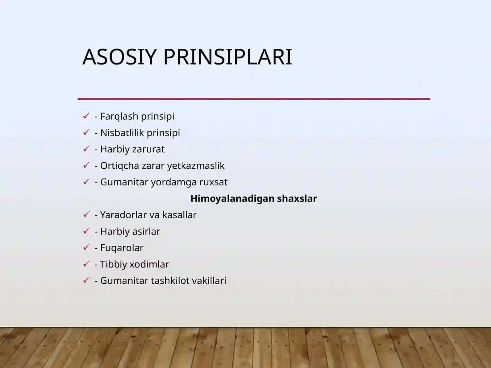 XALQARO GUMANITAR, IQTISODIY VA XAVFSIZLIK HUQUQI 4