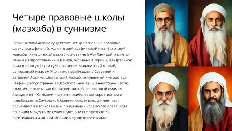 Сущность суннитского масхаба 4