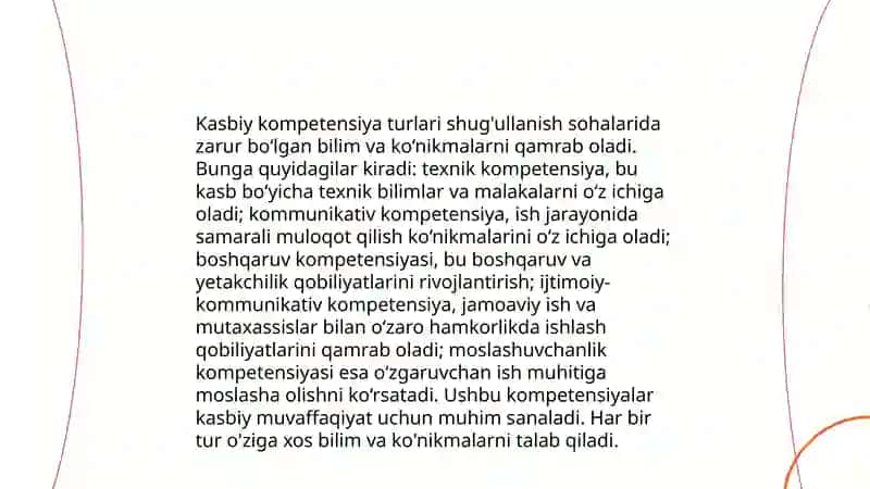 Kasbiy kompetensiya va unga nisbatan yondashuvlar 4