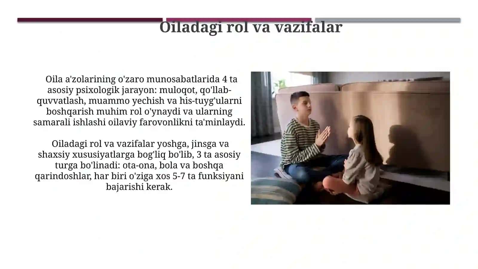 Oilaviy munosabatlar psixologiyasi 4
