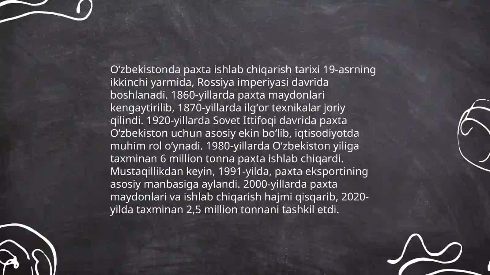 Sovet Ittifoqida paxta yetishtirish siyosati 4