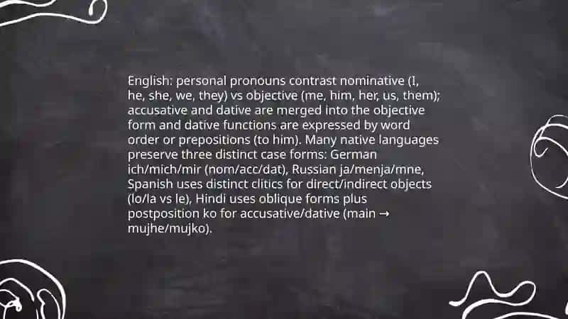 Personal pronouns in English and native languages A comparative study 4