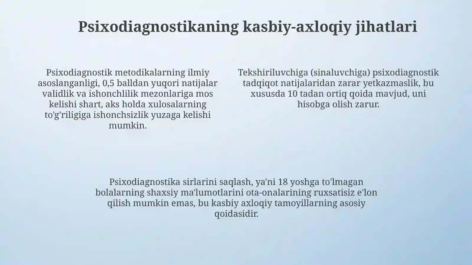 Differensial qobiliyatlar psixodiagnostikasi 4