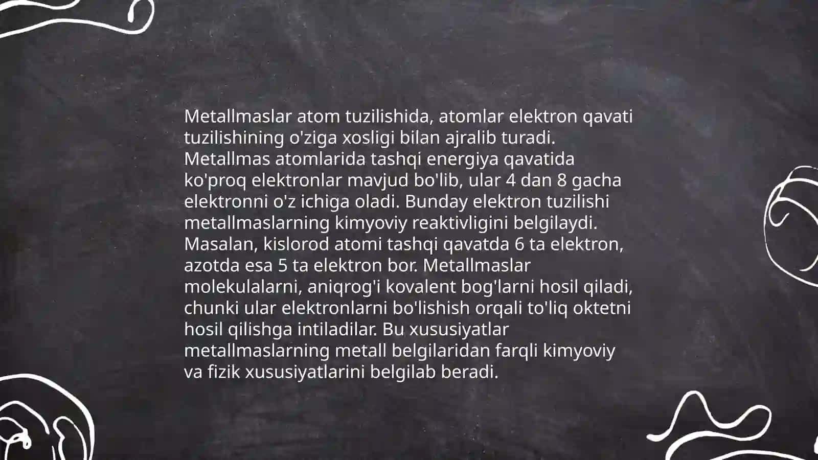 Metallmaslar va ularning xossalari 4