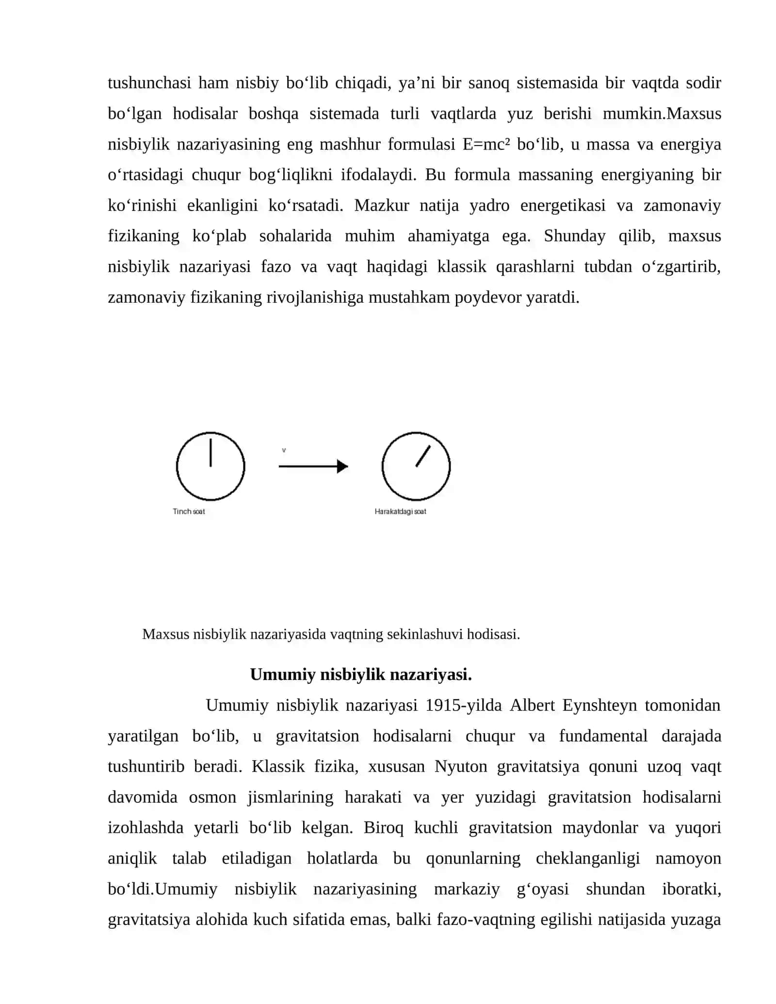Nisbiylik nazariyasi elementlari 4