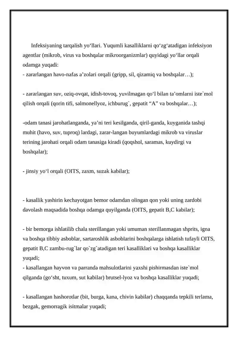 Yuqumli kasalliklar epidemiyologiyasi va profilaktikasi 4