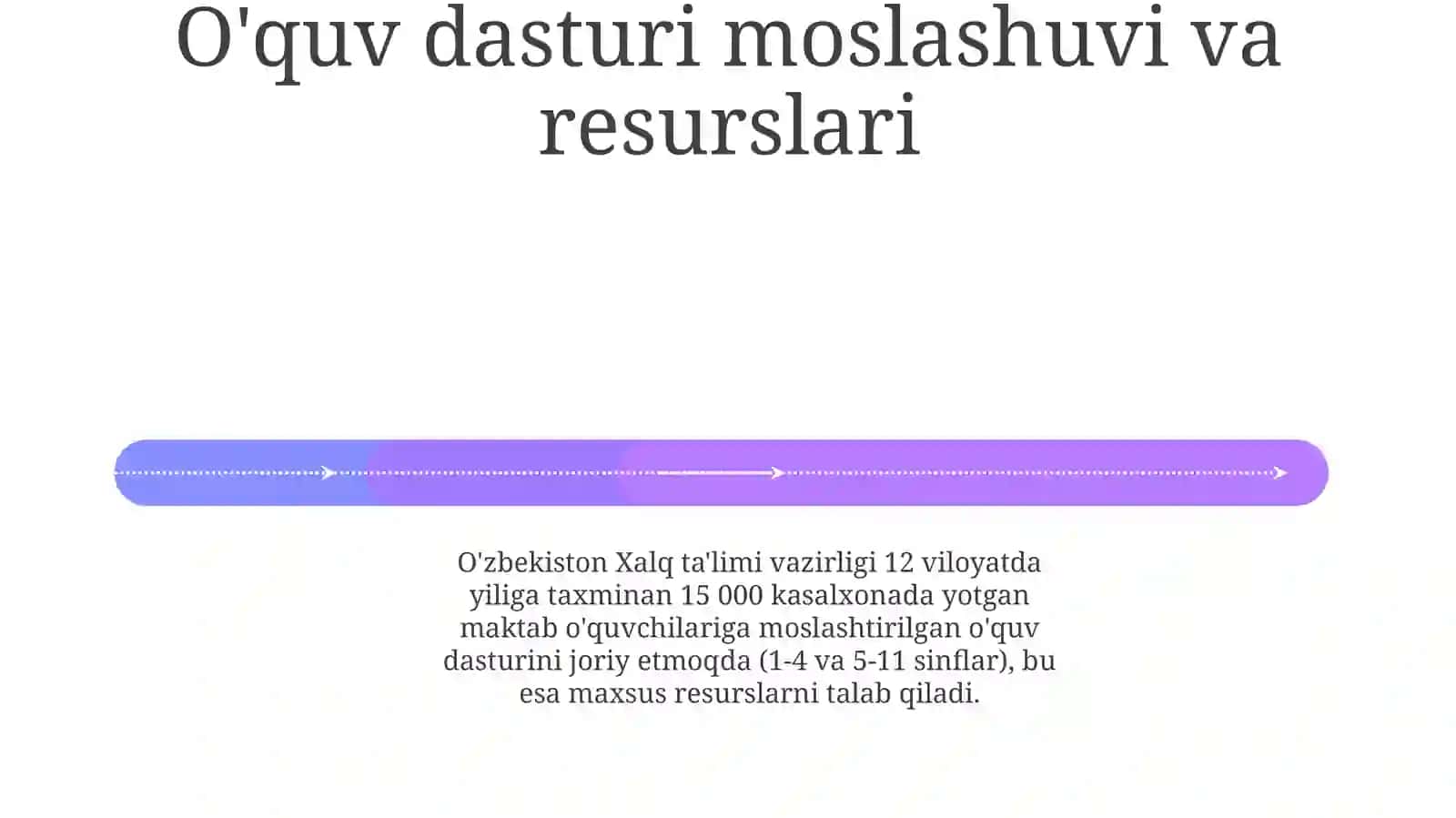 Chet ellarda gishifohonalar davolanuvchi maktab o'quvchilarining ta'limi 4