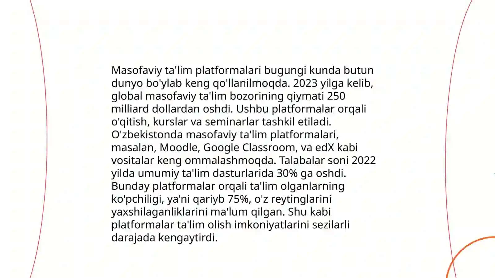 Talim jarayoniga qoyilayotgan zamonaviy talablar 4