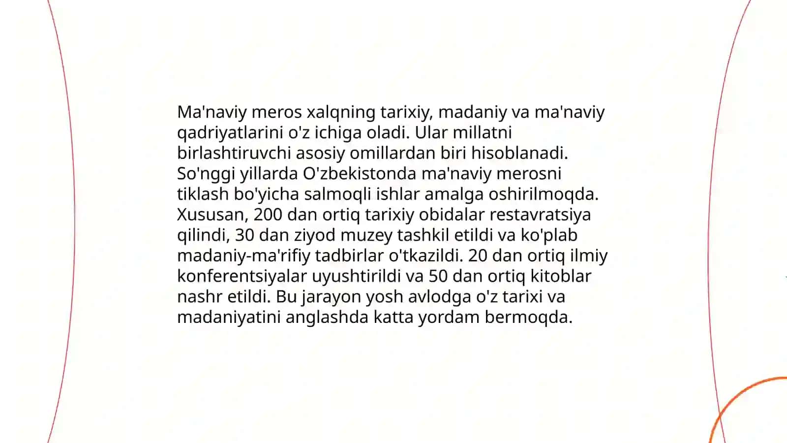 O'zbekistonda Mustaqillik va milliy o'zlikni tiklash 4