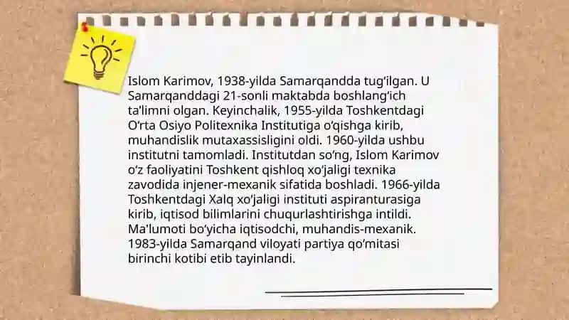Islom Karimov O'zbekistonning birinchi prezdenti 4