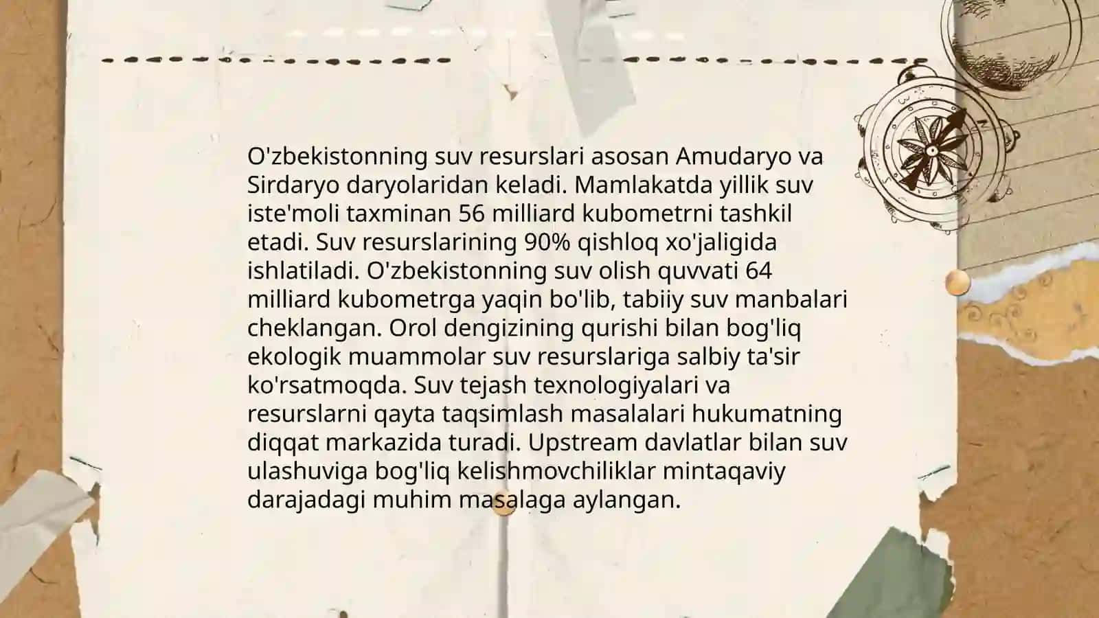 Shoʻr suvlarni chuchuklashtirish gʻoyasi 4