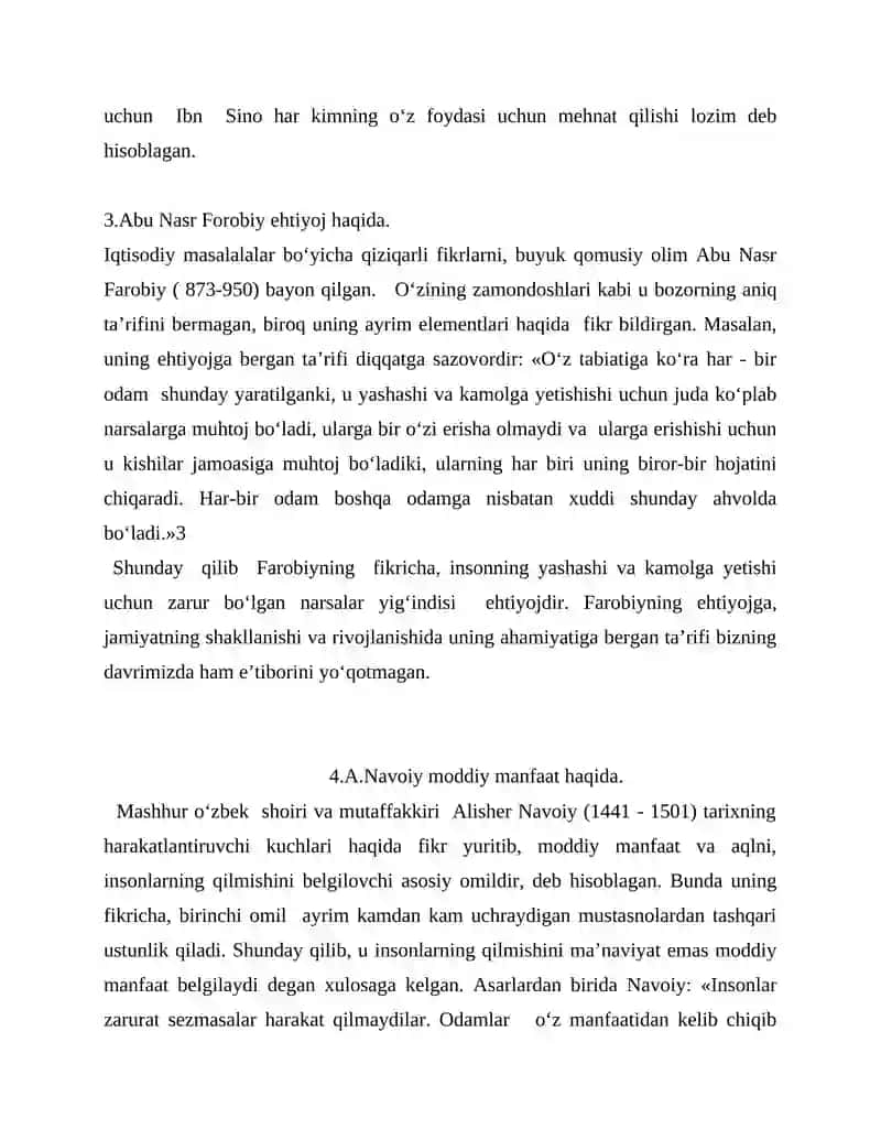 Sharq mutafakkirlarining iqtisodiy ta’limoti 4