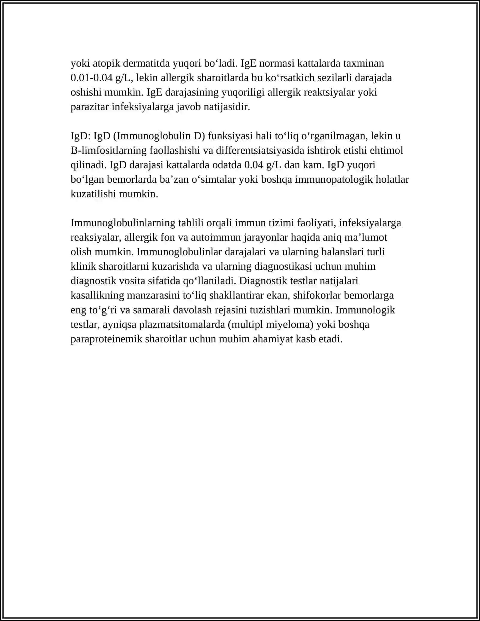 IMMUM TIZIMI KASALLIKLARINI KLINIK LABARATOR DIAGNOSTIKASI 4