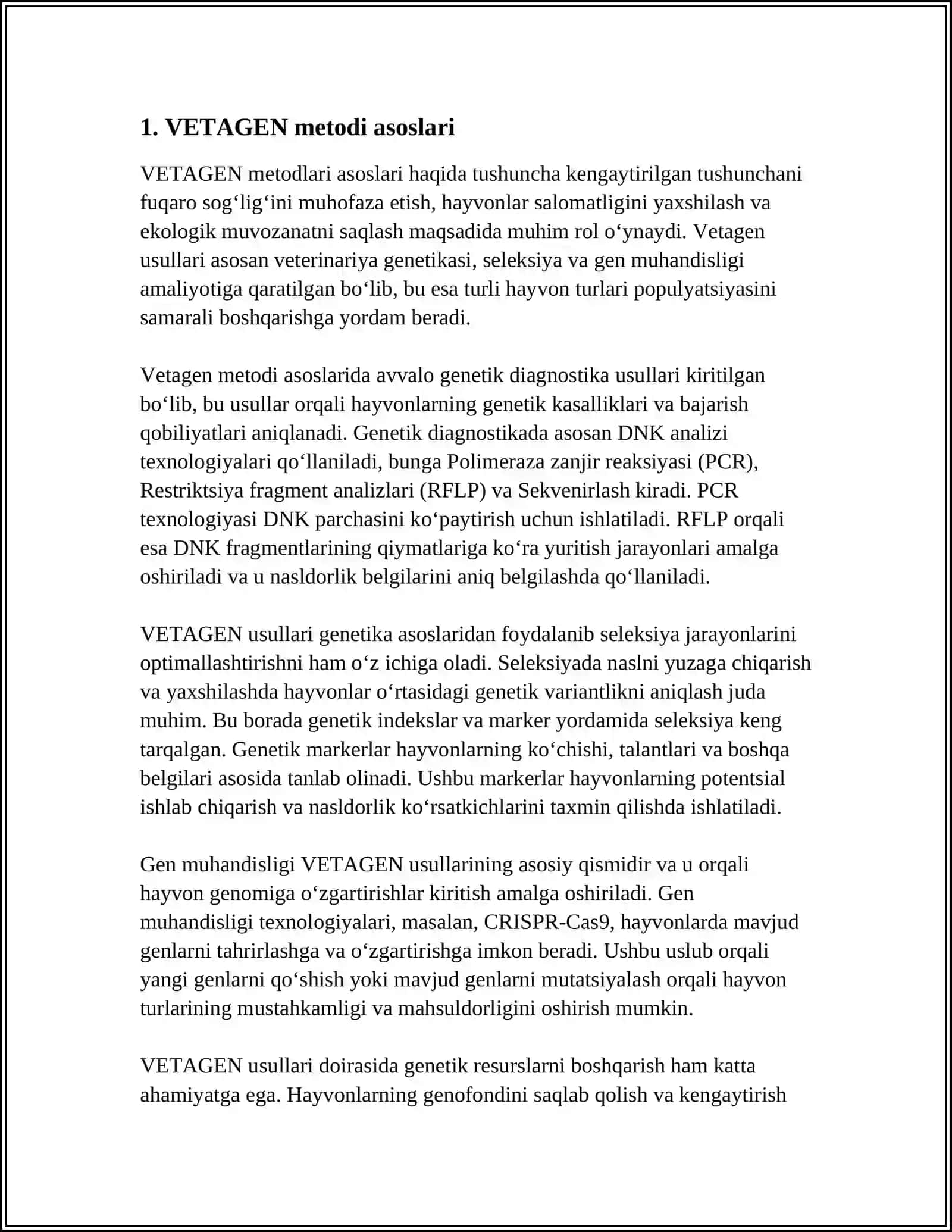 VETAGEN METODI ASOSIDA O’QITUVCHINING ISH TAJRIBASINI O’RGANISH VA UMUMLASHTIRISH 4