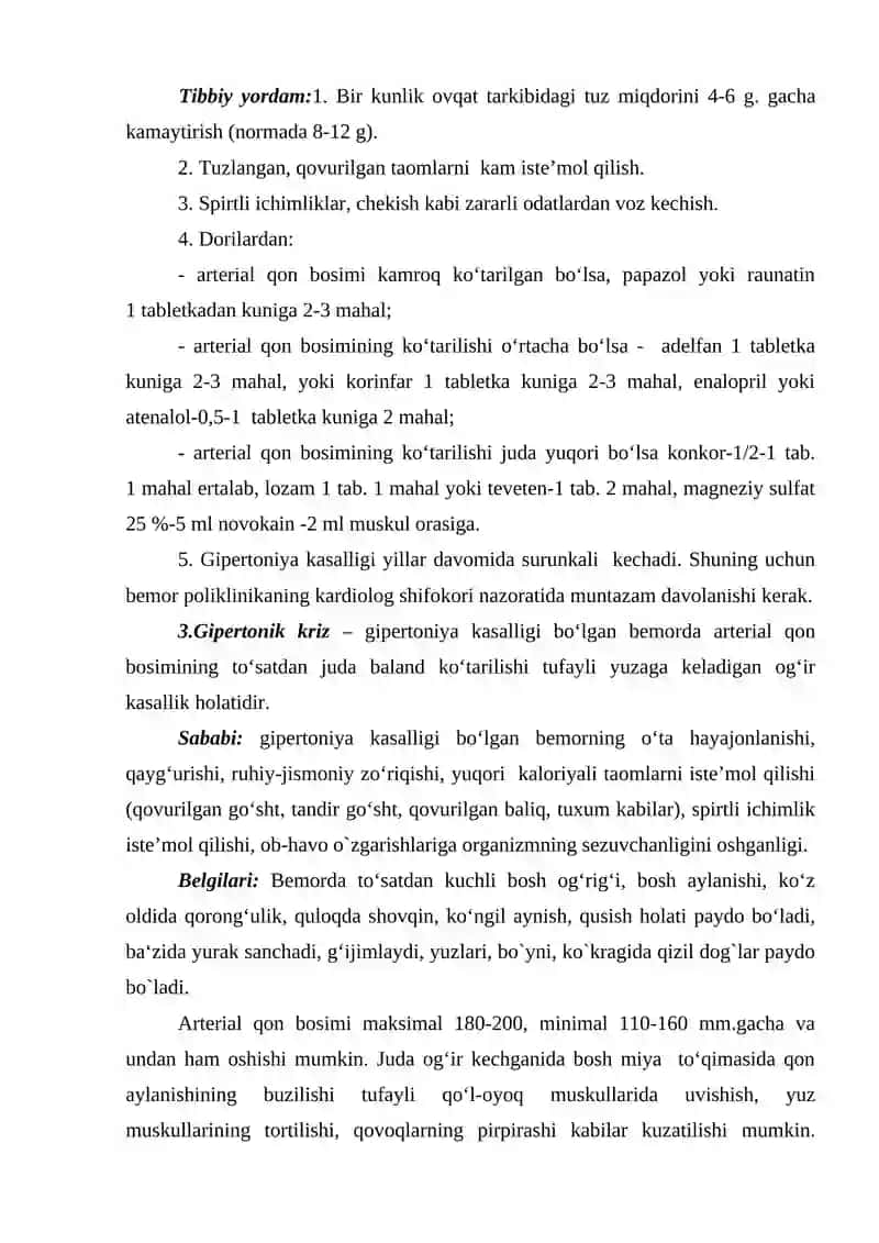 Arteriya qon-tomiri kasalliklari 4