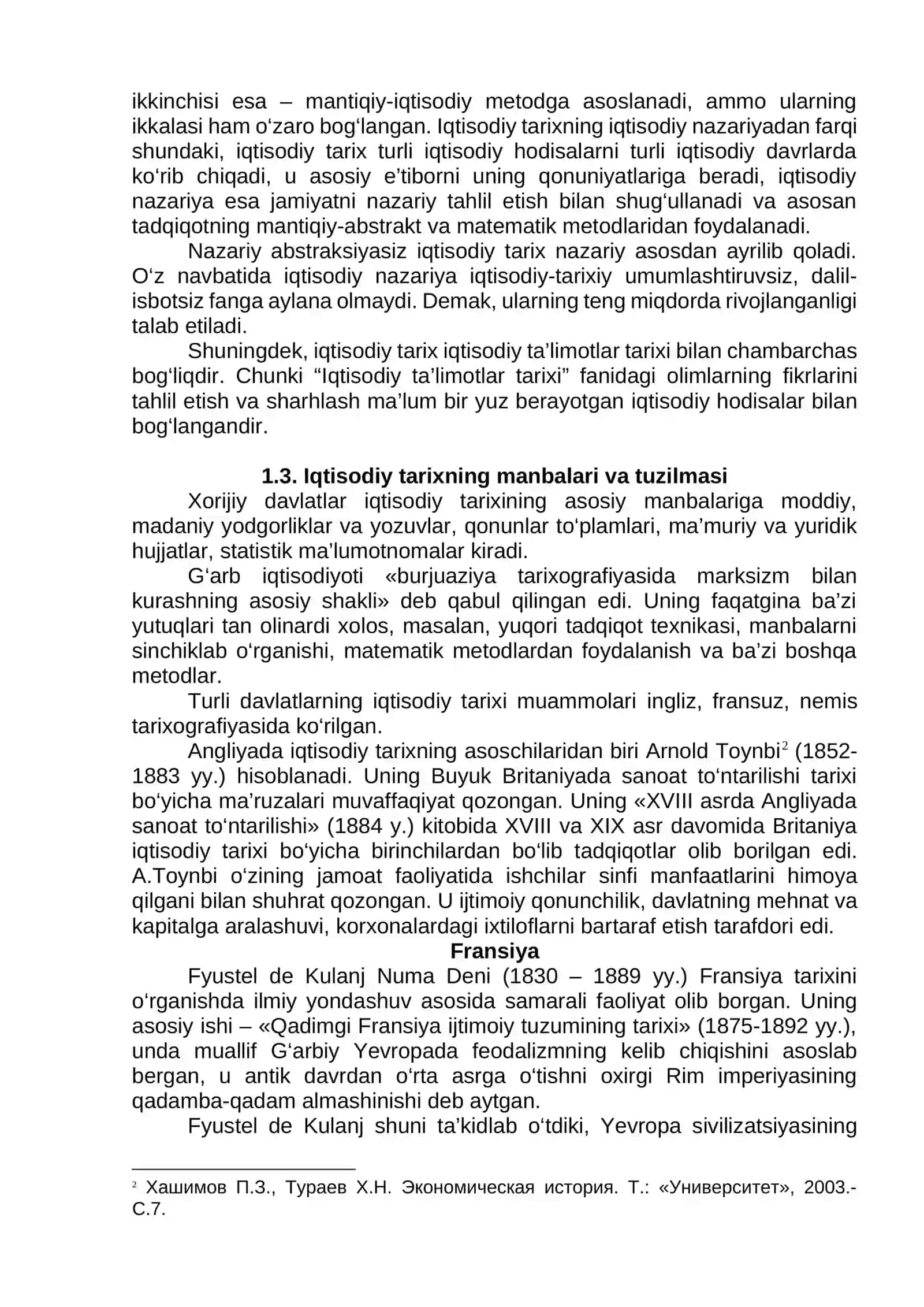 JAHON IQTISODIY TARIXINI O‘RGANISH YO‘NALISHLARI 4