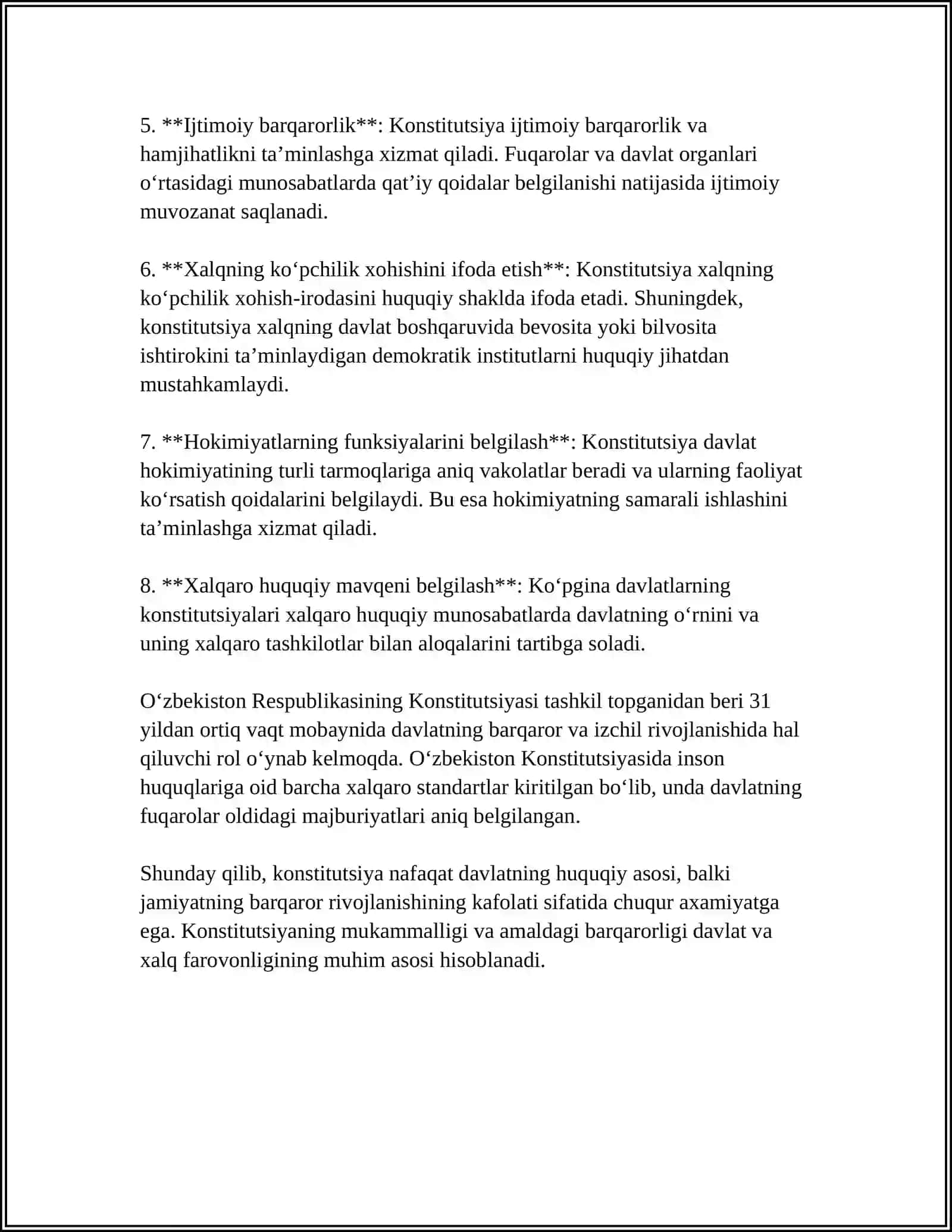 KONSTITUTSIYA-ERKIN VA FAROVON HAYOT GAROVI 4